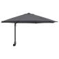Preview: Patio-Regenschirm Anthrazit Pulverbeschichteter Stahl, Polyester