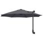 Preview: Patio-Regenschirm Anthrazit Pulverbeschichteter Stahl, Polyester