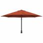 Preview: Terrassenumbrella Terracotta Aluminiumrahmen, Polyesterdach Groß