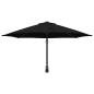 Preview: Terrassenschirm Schwarz Polyester, pulverbeschichteter Stahl Groß