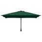 Preview: Terrassenumbrella Grün Polyester 300 cm x 300 cm Zusammenklappbar