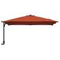 Preview: Freischwingender Schirm Terrakotta Polyester Groß Kippbar