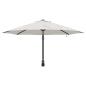 Preview: Wandmontierter Gartenparasol mit LEDs Sand 248 cm