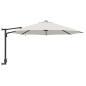 Preview: Wandmontierter Gartenparasol mit LEDs Sand 248 cm