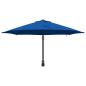 Preview: Wandmontierter Gartenparasol mit LEDs Azurblau 248 cm
