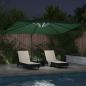 Preview: Freischwingender Roma Parasol mit LEDs Grün 352x251x265 cm Aluminium