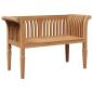Preview: Gartenbank 127,5x52x80 cm Massivholz Teak