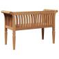 Preview: Gartenbank 127,5x52x80 cm Massivholz Teak