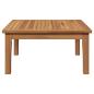 Preview: Gartentisch 60x60x30 cm Massivholz Teak
