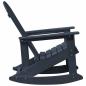 Preview: Adirondack-Schaukelstuhl Marineblau 73.5x92x90 cm HDPE