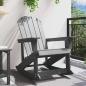 Preview: Adirondack Schaukelstuhl Hellgrau 73.5x92x90 cm HDPE