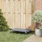 Preview: Hundebett Faltbar Hellgrau aus Oxford-Stoff und Stahl