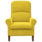 Preview: Gelber Sessel Gelb Textil, Holz Standard Gelber Sessel