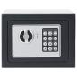 Preview: Elektronischer Digital Safe Dunkelgrau 23x17x17 cm Stahl