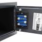 Preview: Elektronischer Digital Safe Dunkelgrau 23x17x17 cm Stahl