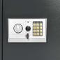 Preview: elektronischer Digital Safe mit Regal Dunkelgrau 40x35x60 cm Stahl