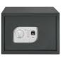 Preview: Elektronischer Digital Safe mit Fingerabdruckschloss 25x35x25 cm Stahl