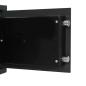 Preview: Elektronischer Digital Safe mit Fingerabdruckschloss 25x35x25 cm Stahl