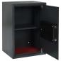 Preview: Elektronischer Digital Safe mit Fingerabdruckschloss 31x35x50 cm Stahl