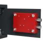 Preview: Safe Box mit Schlüssel Schloss Dunkelgrau 20x31x20 cm Stahl
