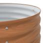 Preview: Hochbeet Braun mit Holzlook 80x80x44 cm Stahl
