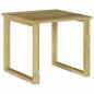 Preview: Sonnenbett Tisch 40x40x36 cm Imprägniertes Kiefernholz