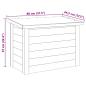 Preview: Aufbewahrungsbox mit Speicher Natur 80 x 44,5 x 57,5 cm