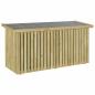 Preview: Aufbewahrungsbox 119x44x58,5 cm behandeltes Kiefernholz