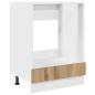 Preview: Ofenschrank Artisan Eiche 60x46x81,5 cm Holzwerkstoff