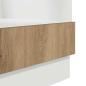 Preview: Ofenschrank Artisan Eiche 60x46x81,5 cm Holzwerkstoff