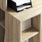 Preview: Tisch mit Stauraum Sonoma Oak 90x48x101,5 cm Spanplatte
