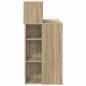 Preview: Tisch mit Stauraum Sonoma Oak 90x48x101,5 cm Spanplatte