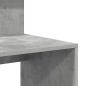 Preview: Schreibtisch mit Stauraum Beton grau 90x48x101.5 cm Holzwerkstoff