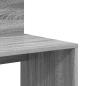 Preview: Tisch mit Stauraum Grau Sonoma 90x48x101,5 cm Holzwerkstoff