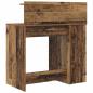 Preview: Tisch mit Stauraum Alte Holz 90x48x101.5 cm Holzwerkstoff