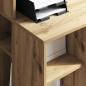 Preview: Schreibtisch mit Stauraum Artisan Eiche 90x48x101.5 cm Holzwerkstoff