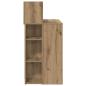 Preview: Schreibtisch mit Stauraum Artisan Eiche 90x48x101.5 cm Holzwerkstoff