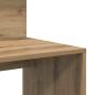 Preview: Schreibtisch mit Stauraum Artisan Eiche 90x48x101.5 cm Holzwerkstoff