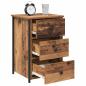 Preview: Alter Holztisch Alter Holz MDF, Spanplatte, Metall Mittel