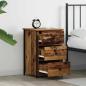 Preview: Alter Holztisch Alter Holz MDF, Spanplatte, Metall Mittel