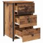 Preview: Alter Holztisch Alter Holz MDF, Spanplatte, Metall Mittel