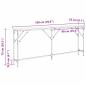 Preview: Konsolentisch Artisan Eiche 180x23x75 cm Holzwerkstoff