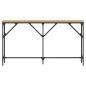 Preview: Konsole Tisch Massivholz Eiche 140x23x75 cm Holzwerkstoff