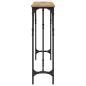 Preview: Konsole Tisch Massivholz Eiche 140x23x75 cm Holzwerkstoff