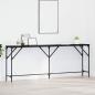Preview: ARDEBO.de - Konsolentisch Schwarzes Eichenholz 200x29x75 cm Holzwerkstoff
