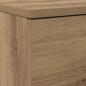 Preview: Schuhschrank Handgefertigte Eiche 100,5x28x100 cm Ingenie Holz
