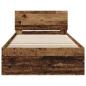 Preview: Bettgestell Altholz 90x200 cm Verbundholz