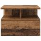 Preview: Schwebende Nachttische 2 Stück Alte Holzoptik 40x31x27 cm Holzwerkstoff
