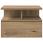 Preview: Schwebender Nachttisch Artisan Eiche 40x31x27 cm Holzwerkstoff