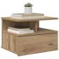 Preview: Schwebende Nachttische 2 Stück Artisan Eiche 40x31x27 cm Werkstoff Holz